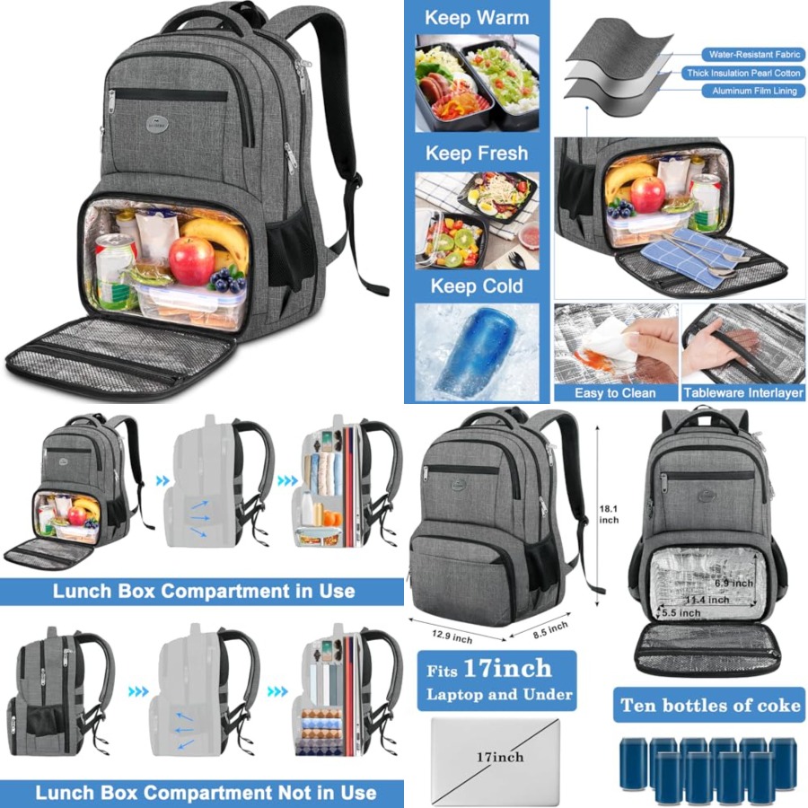 Travel Backpack Anti Theft - Work Backpack for Men, Large Anti