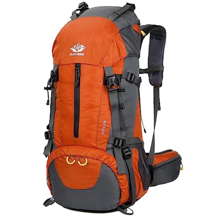 Rain Cover Backpack - 50L Hiking Backpack Men Camping Backpack