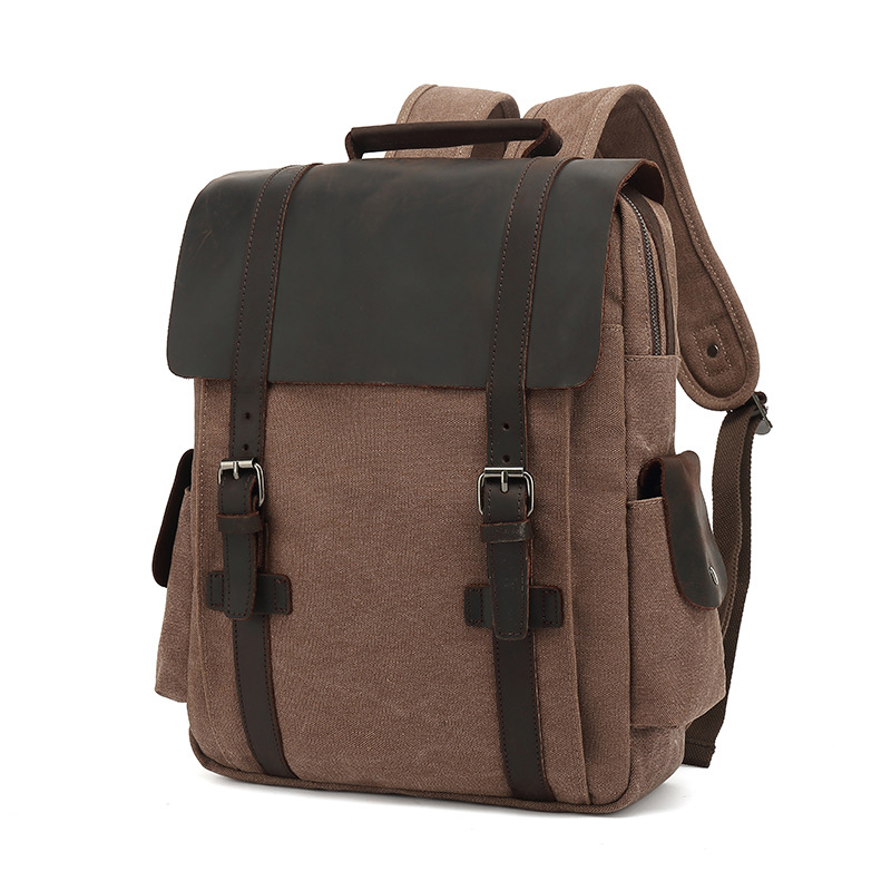 New Fashion Backpack Leather C - Rucksack Military Style 评论和价格