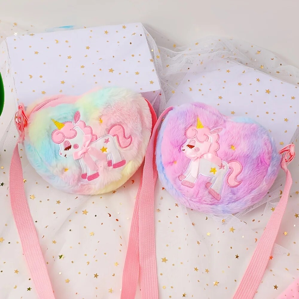 Cute Unicorn For Girls Plush H - Mini Backpack Purse 评论和价格