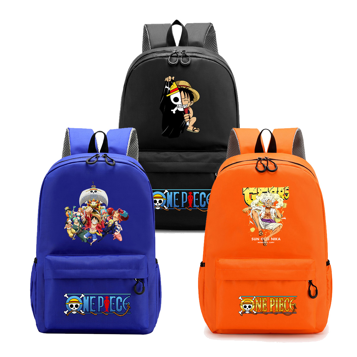 One Piece Anime Print Backpack - School Backpack Teen 评论和价格