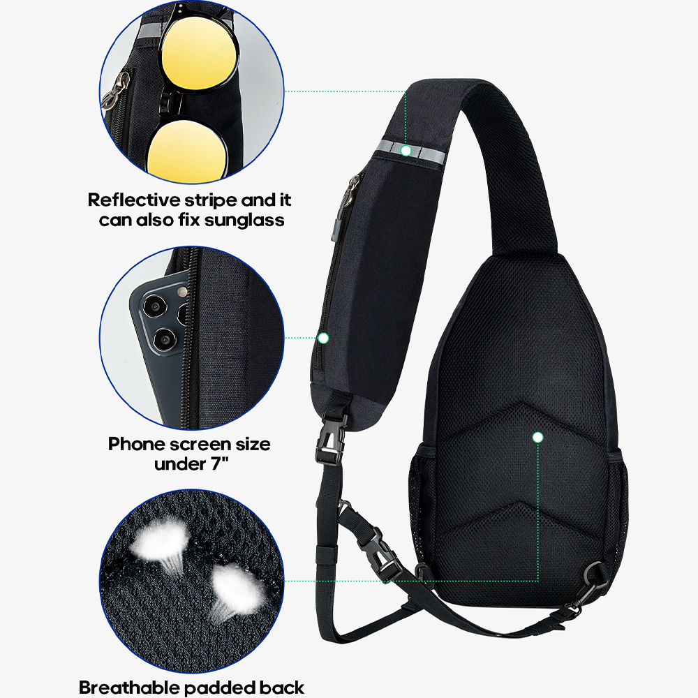 WATERFLY Crossbody Sling Bag C - Sling Backpack Shoulder 评论和价格