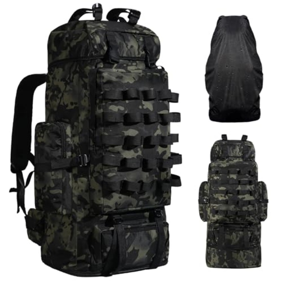 70L/100L Camping Hiking Backpa - Rain Cover Backpack 评论和价格