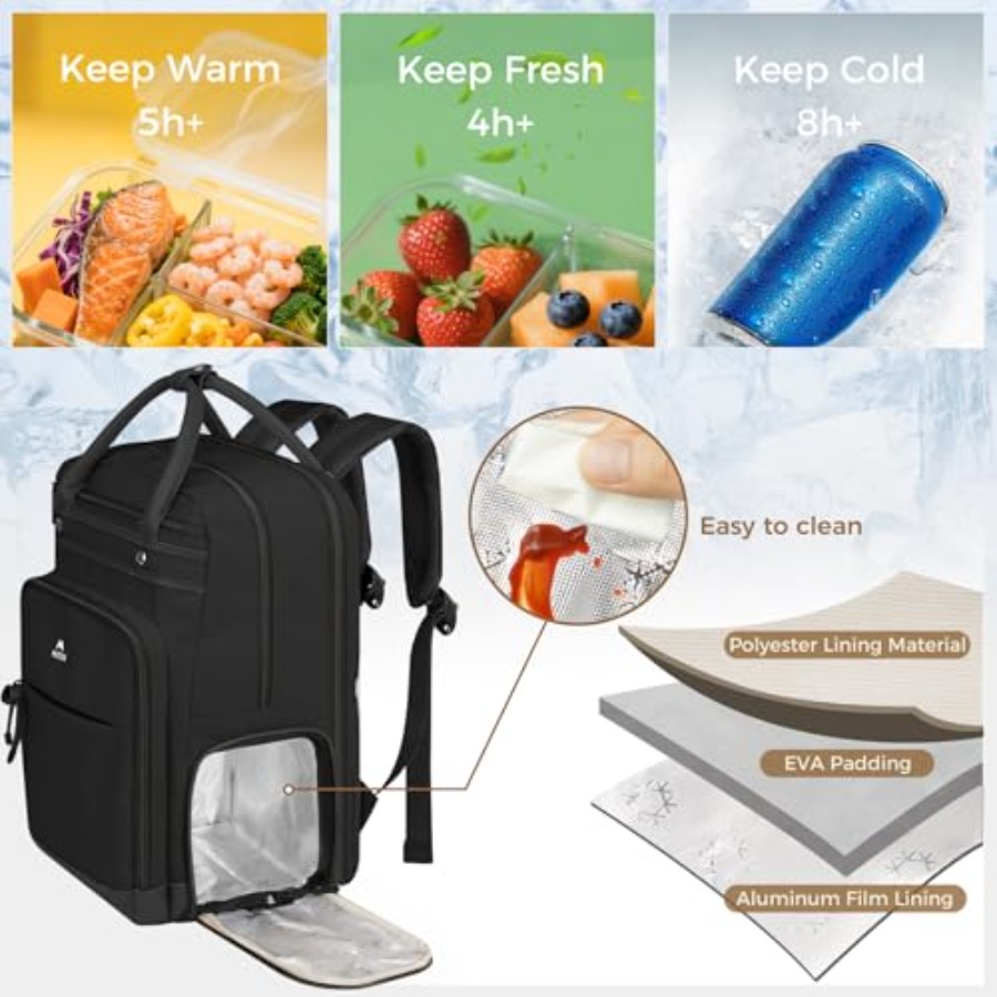 Teacher Backpack with Lunch Co - Laptop Backpack 15.6 评论和价格