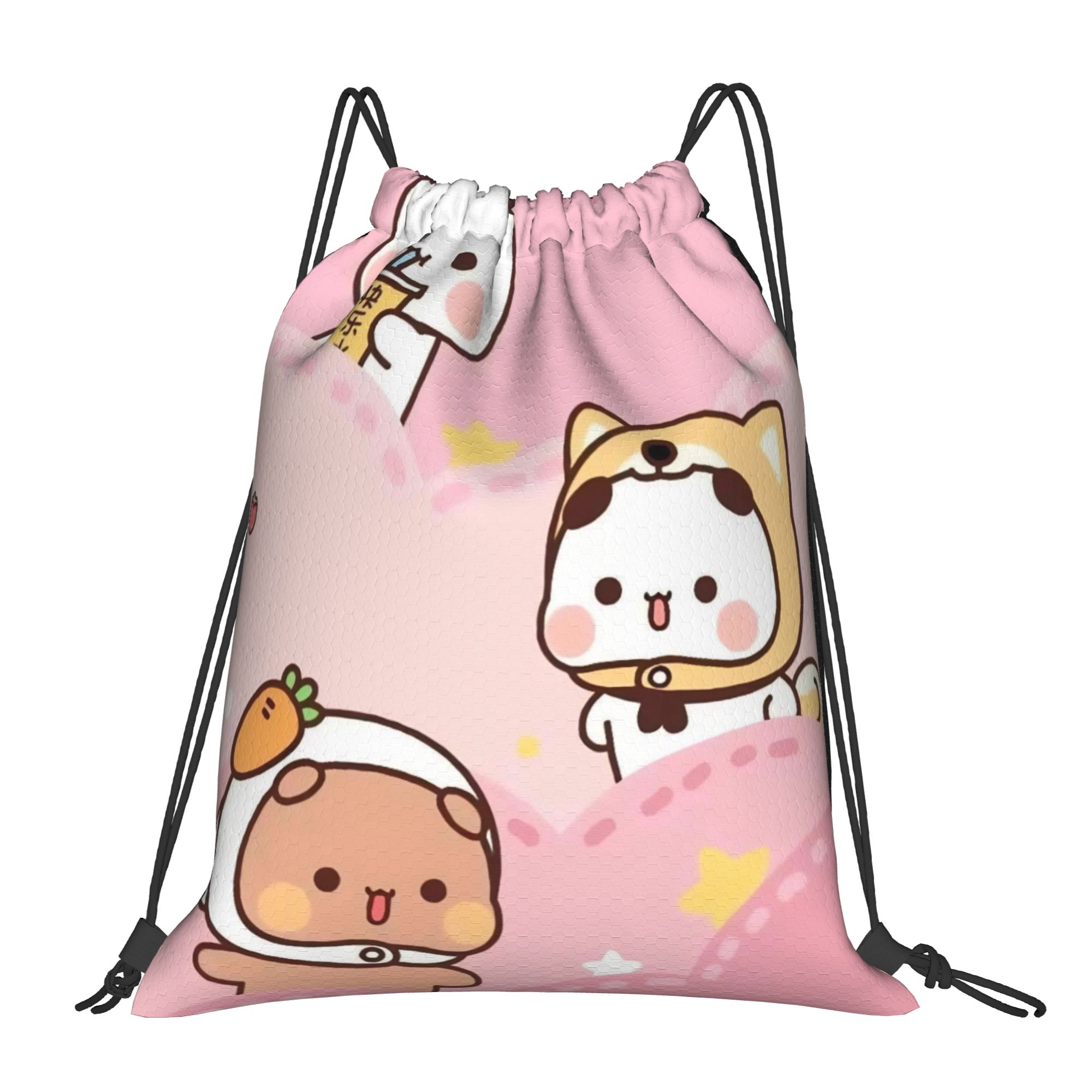 Cartoon Panda Bubu Dudu Drawst - Drawstring Gym Bag 评论和价格
