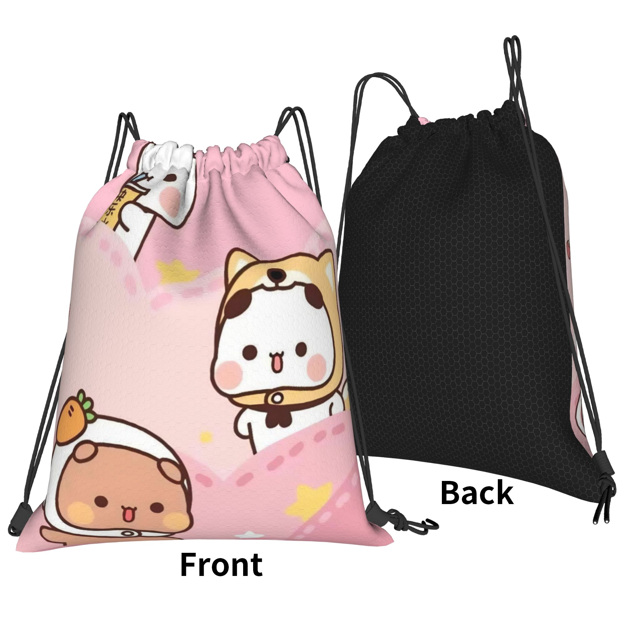 Cartoon Panda Bubu Dudu Drawst - Drawstring Gym Bag 评论和价格