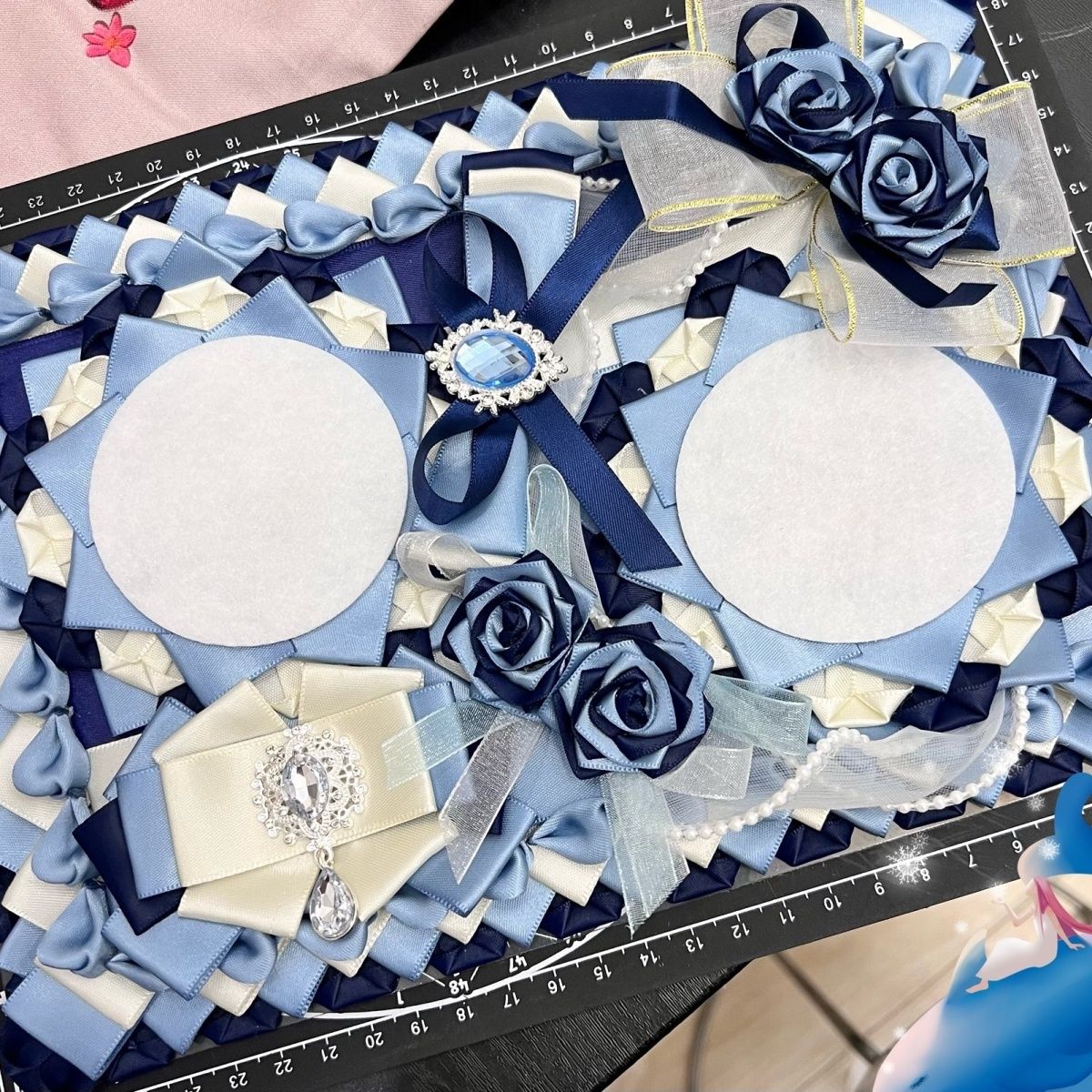 ribbon lace hand made Flower F - Backpack Insert Organizer 评论和价格