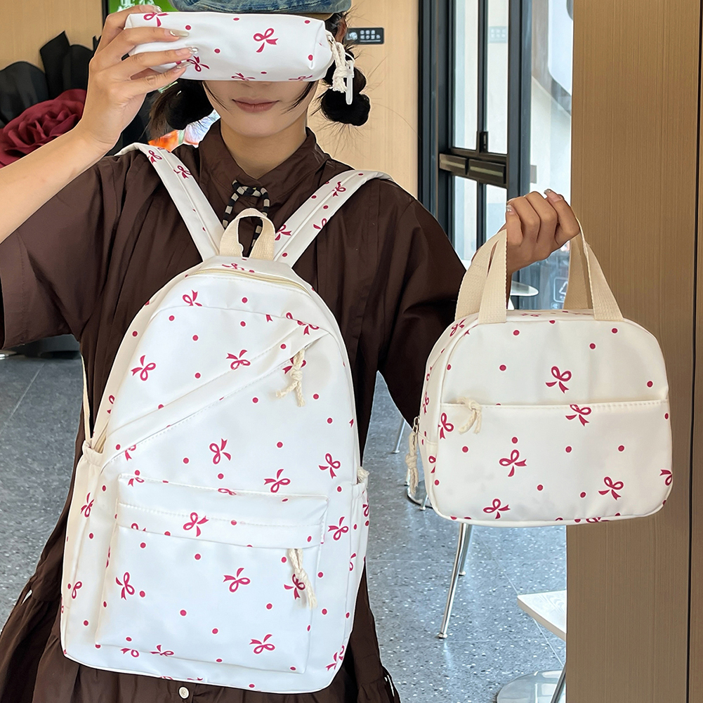 3pcs Bow Tie College School Ba - School Backpack Teen 评论和价格