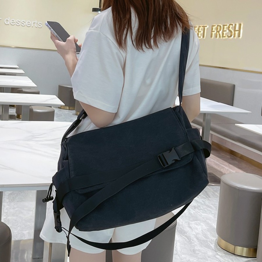 【New Arrival】Black Canvas Cros - Canvas Backpack Casual 评论和价格