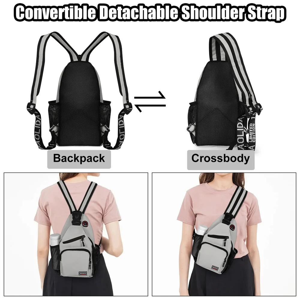 Multi-pocket Casual Chest Bag  - Fashion Backpack Women 评论和价格