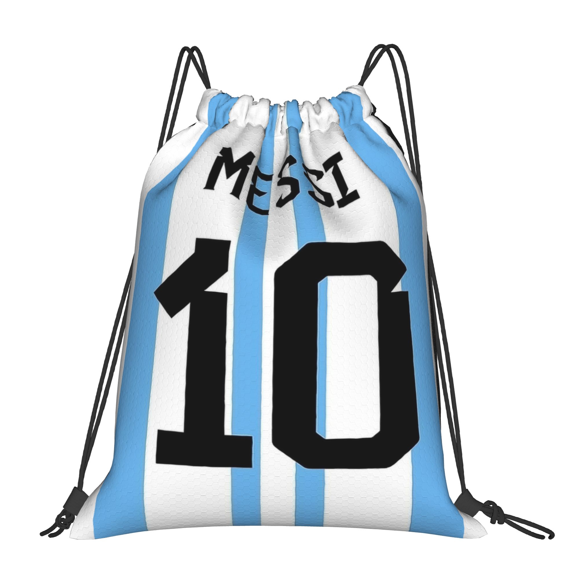 Messis 10 Soccer Football Draw - Drawstring Gym Bag 评论和价格
