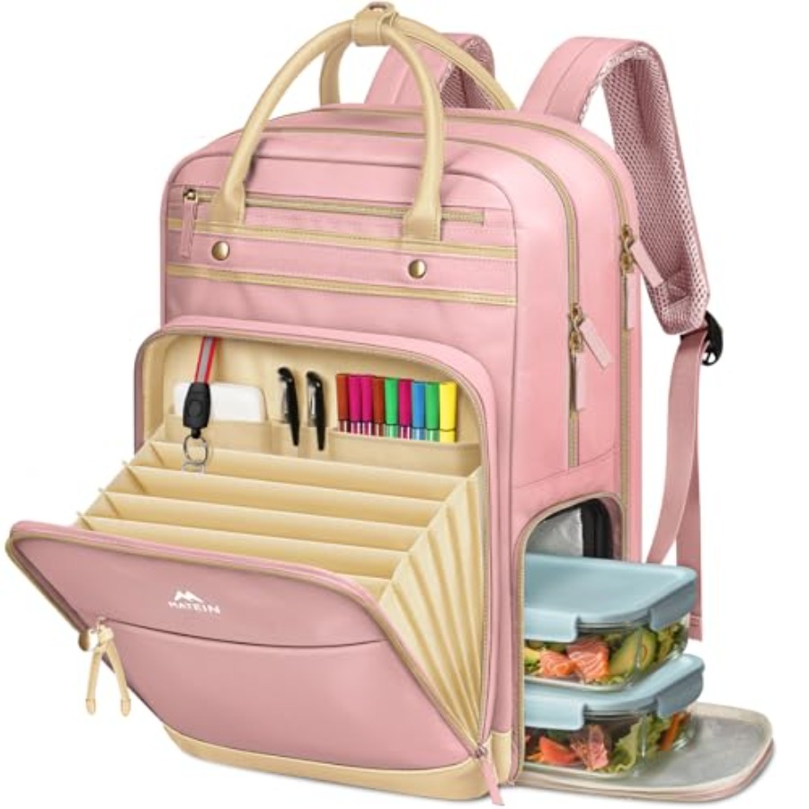 Lunch Backpack for Women, Teac - Laptop Backpack 15.6 评论和价格
