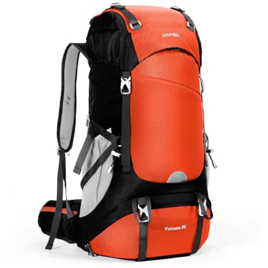 50L Hiking Backpack Travel Bag - Rain Cover Backpack 评论和价格