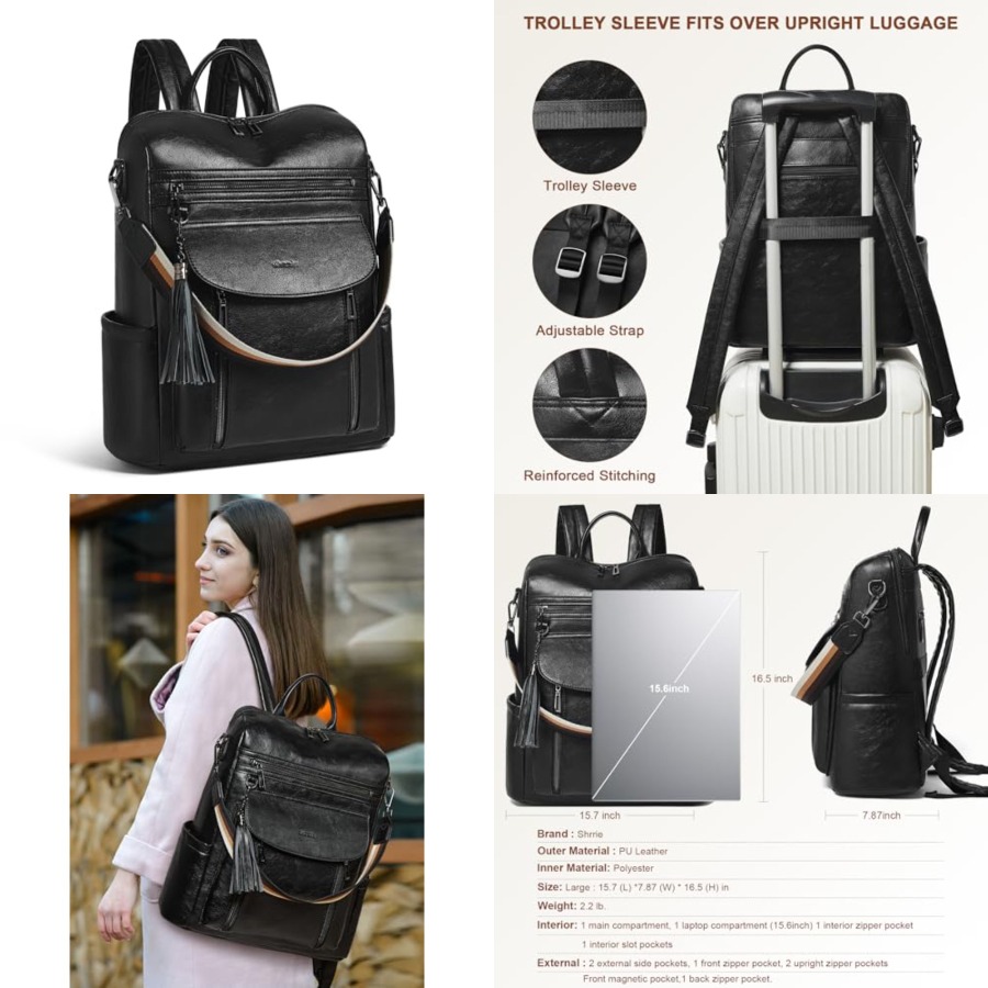 Laptop Backpack for Women 15.6 - Laptop Backpack 15.6 评论和价格