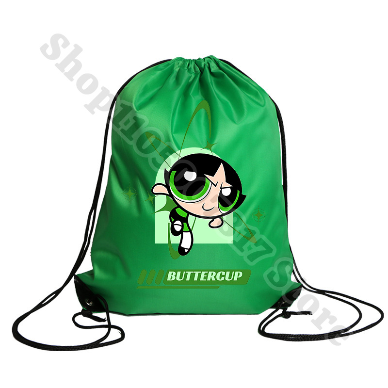 Kawaii The Powerpuffs Girls Ca - Drawstring Gym Bag 评论和价格