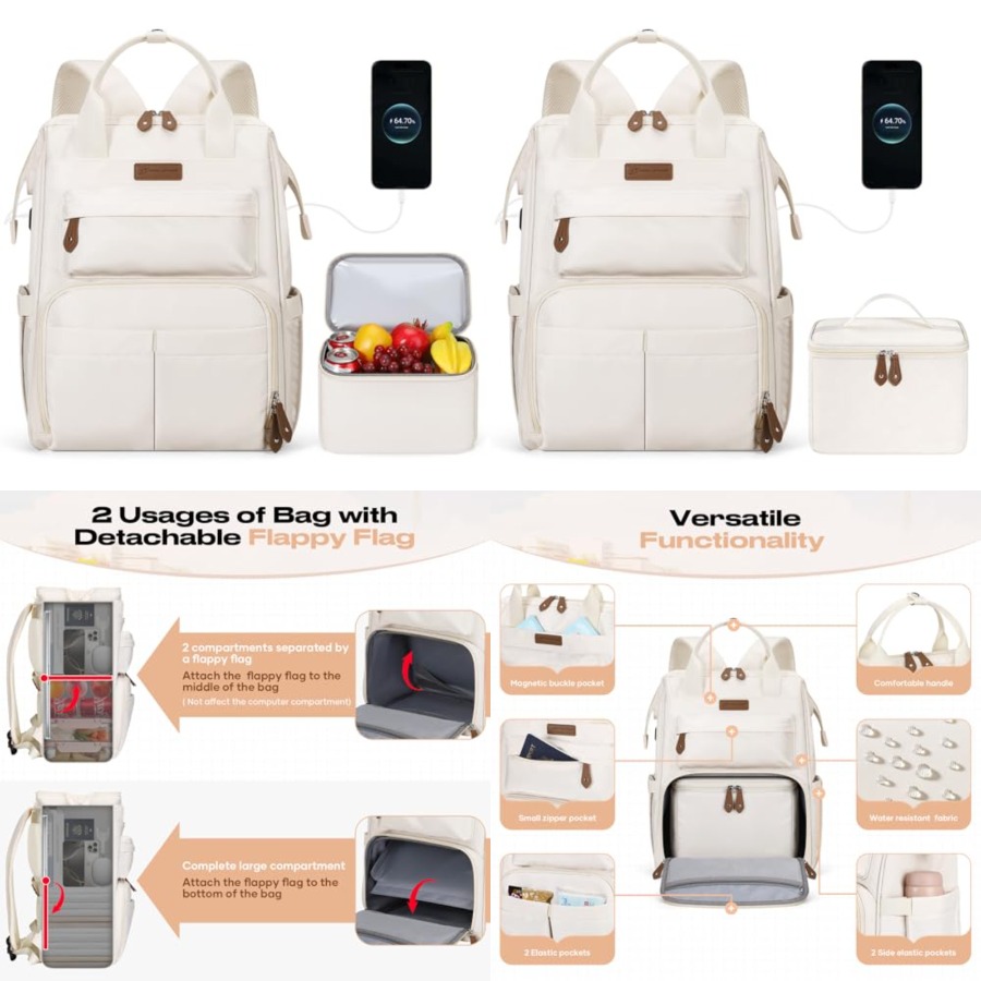Travel Backpack for Women Men, - Laptop Backpack 15.6 评论和价格