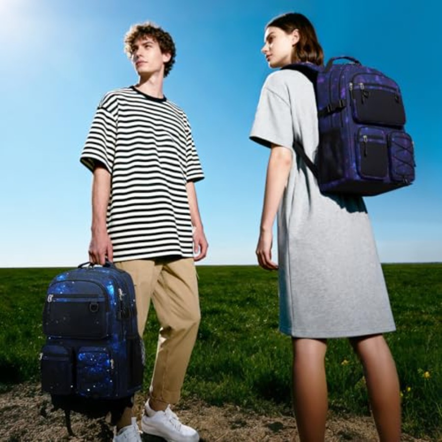 Multi-Pocket Backpack for Trav - Laptop Backpack 15.6 评论和价格