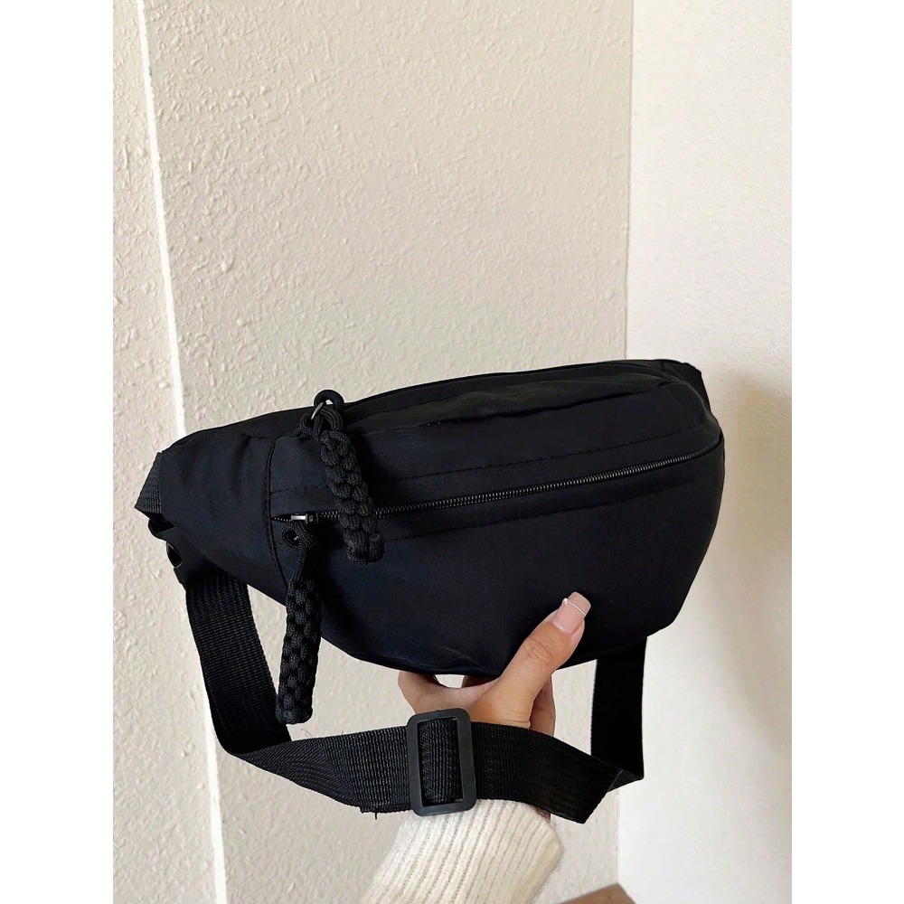 Large Capacity Nylon Chest Bag - Sling Backpack Shoulder 评论和价格
