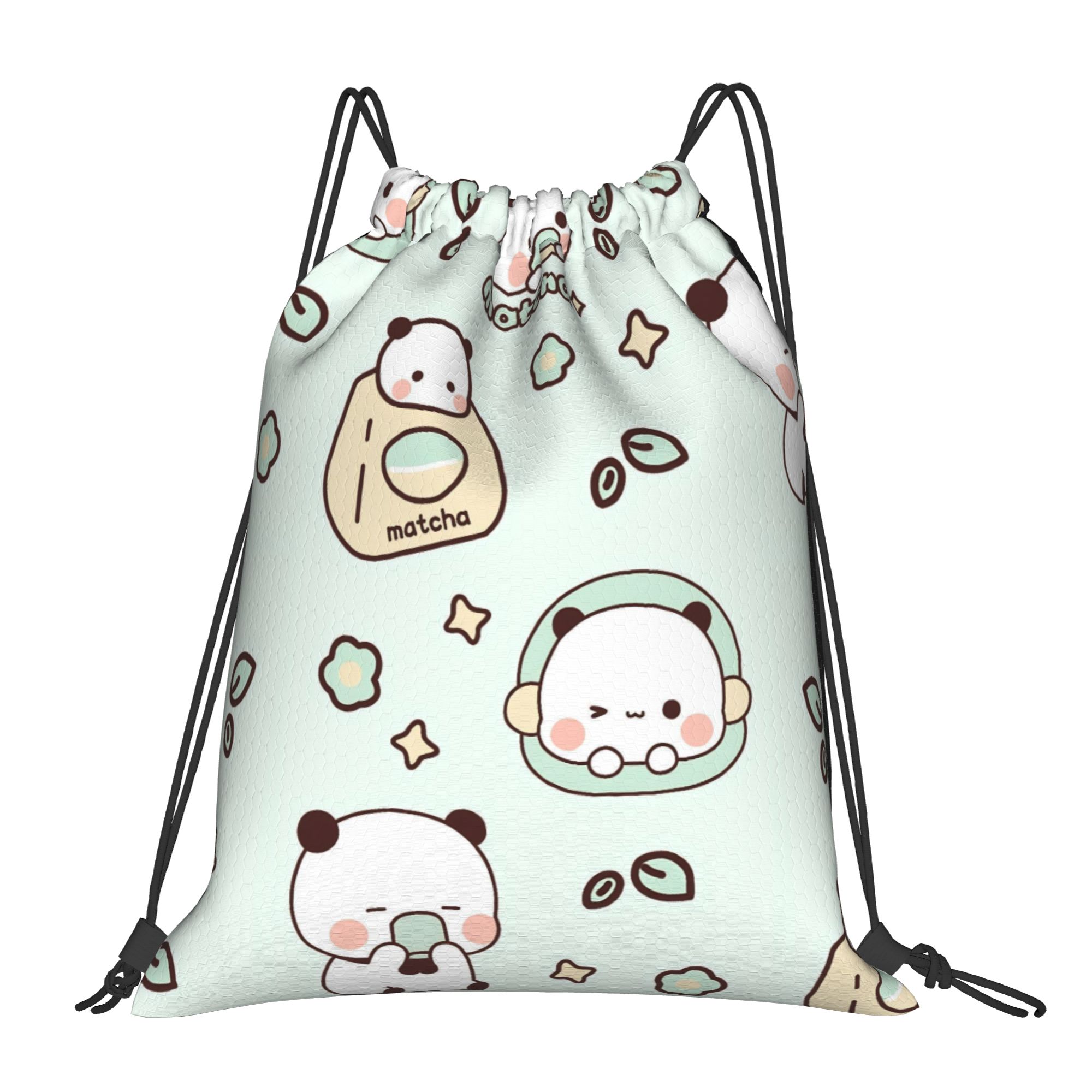 Cartoon Panda Bubu Dudu Drawst - Drawstring Gym Bag 评论和价格