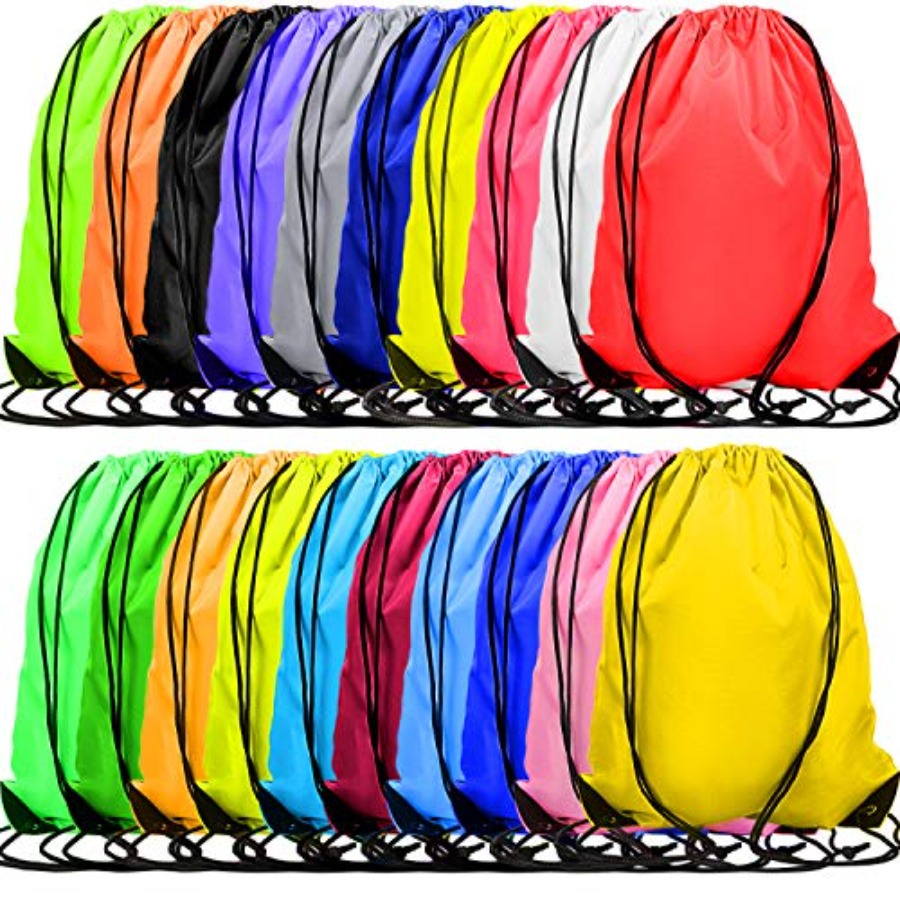 60 Pieces Drawstring Backpack  - Drawstring Gym Bag 评论和价格