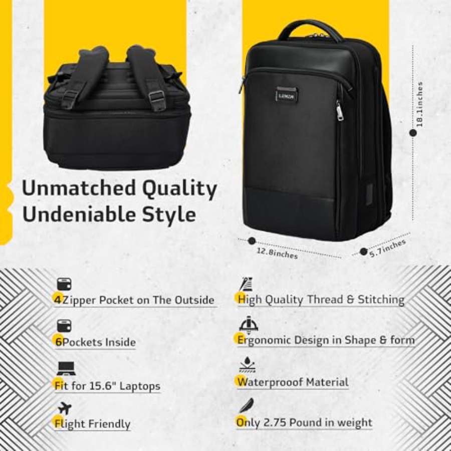 Laptop Business Backpack for M - Travel Backpack Anti Theft 评论和价格