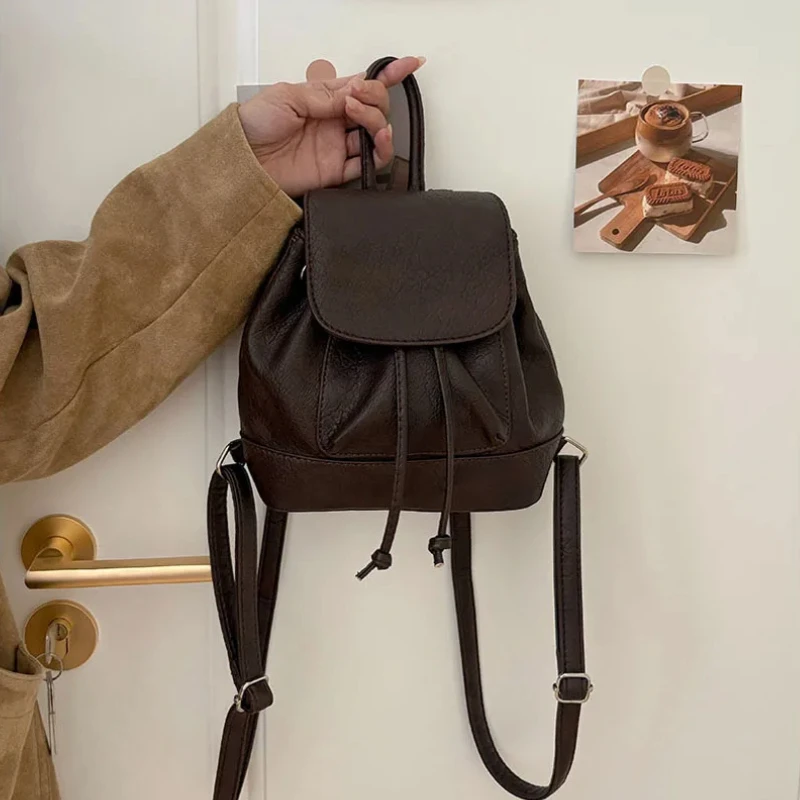 Small Fashion Backpacks School - Leather Backpack Vintage 评论和价格