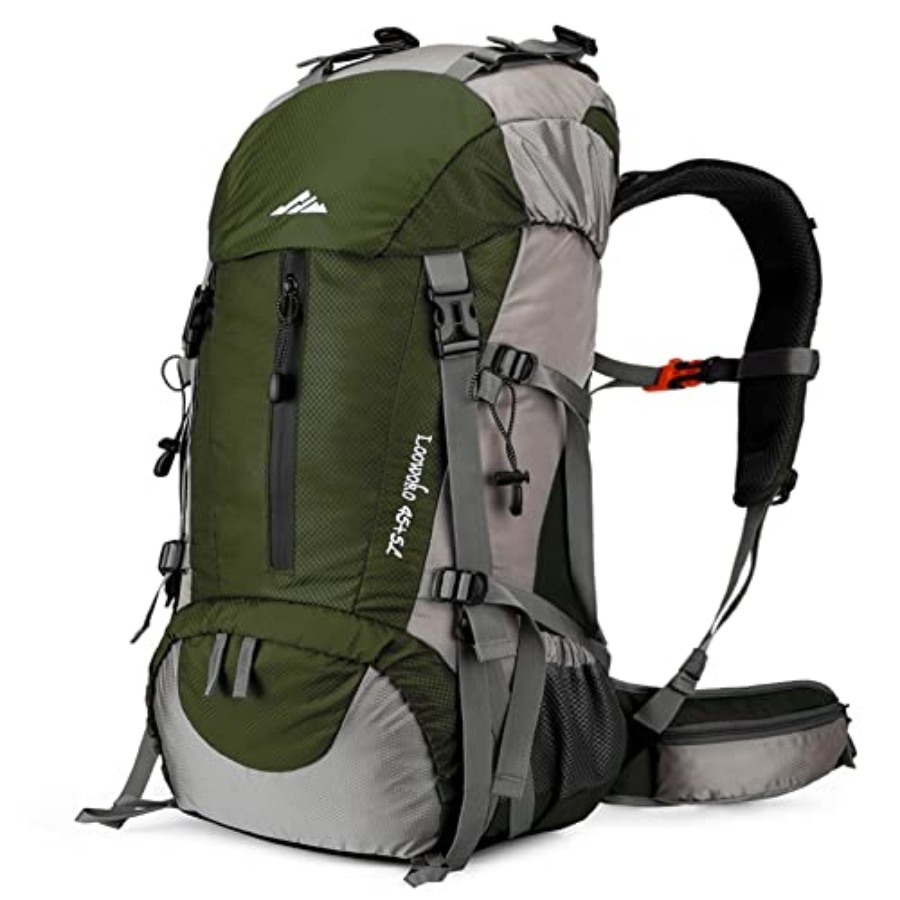 Loowoko 50L Hiking Backpack, W - Rain Cover Backpack 评论和价格