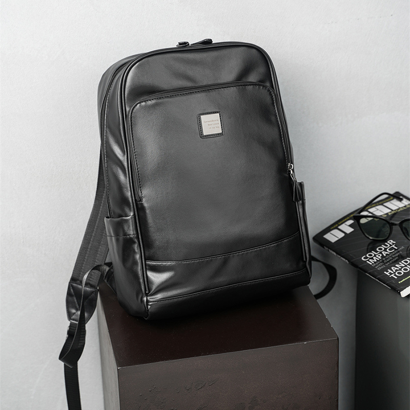 Man's PU Leather Backpack Exec - Leather Backpack Vintage 评论和价格