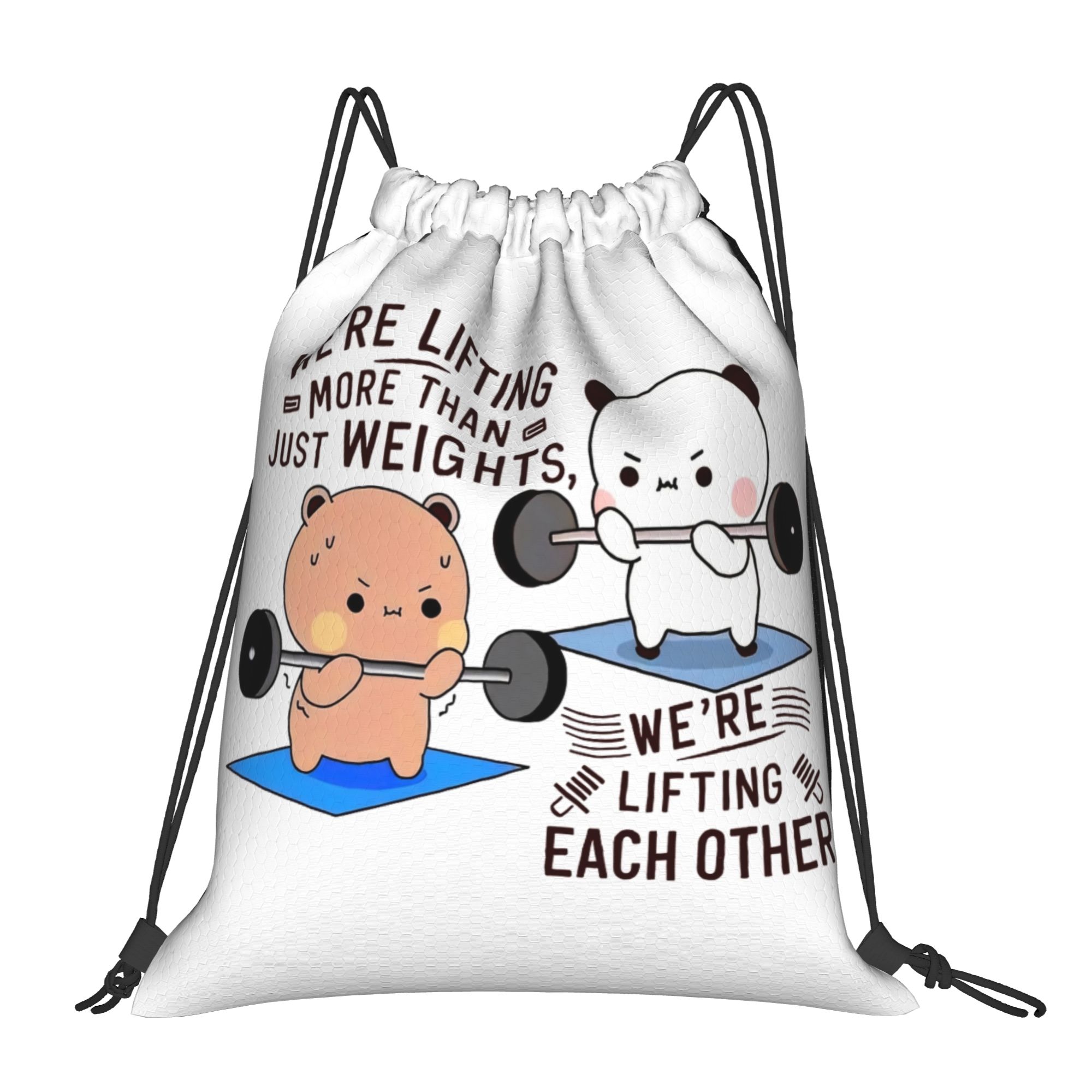 Bubu Dudu Lifting Each Other I - Drawstring Gym Bag 评论和价格