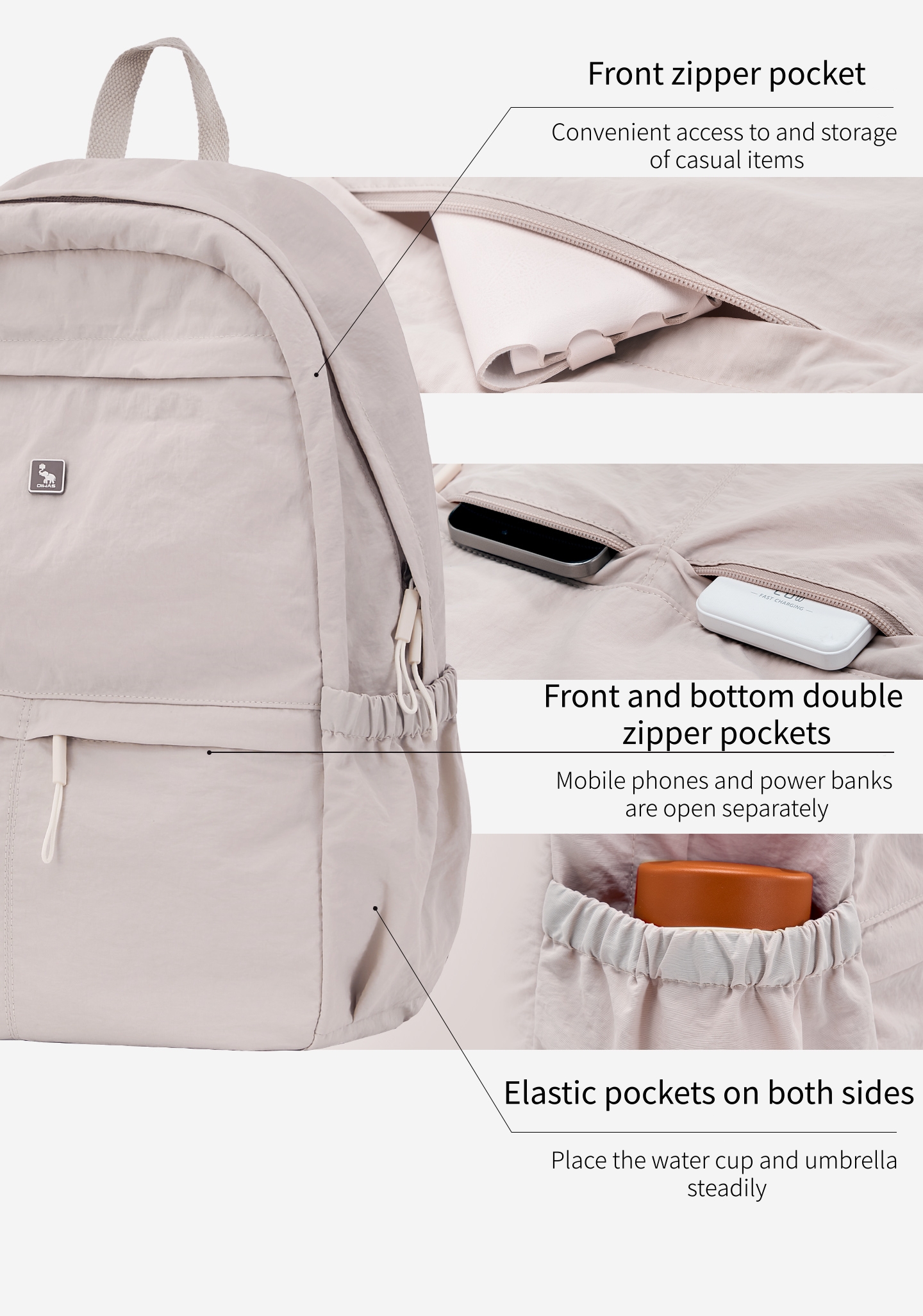 OIWAS Ultra lightweight and st - Canvas Backpack Casual 评论和价格