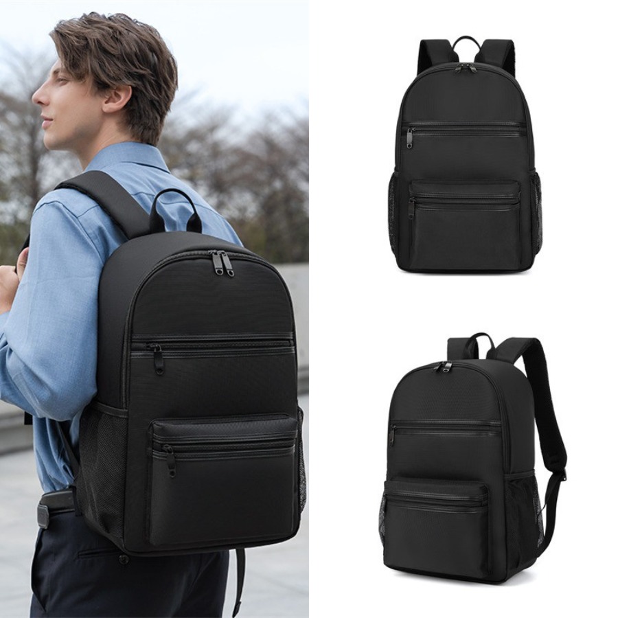 【New Arrival】Minimalist Black  - School Backpack Teen 评论和价格