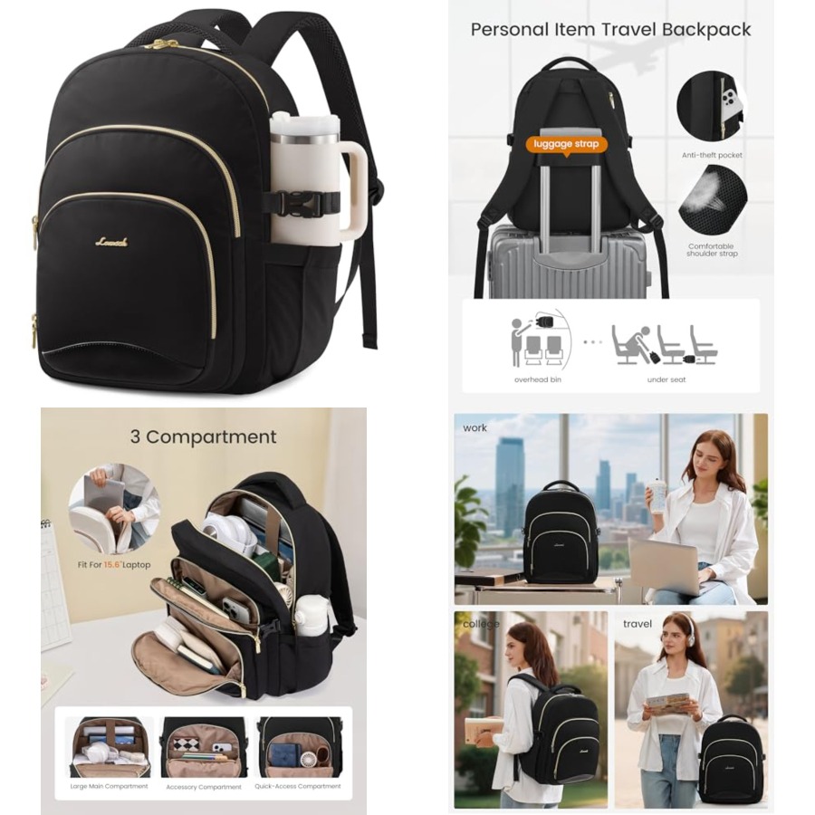 Laptop Backpack for Women, Wor - School Backpack Teen 评论和价格