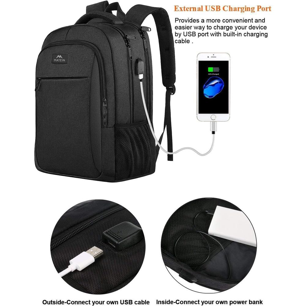 MATEIN BusinLaptop Backpack, 1 - Laptop Backpack 15.6 评论和价格