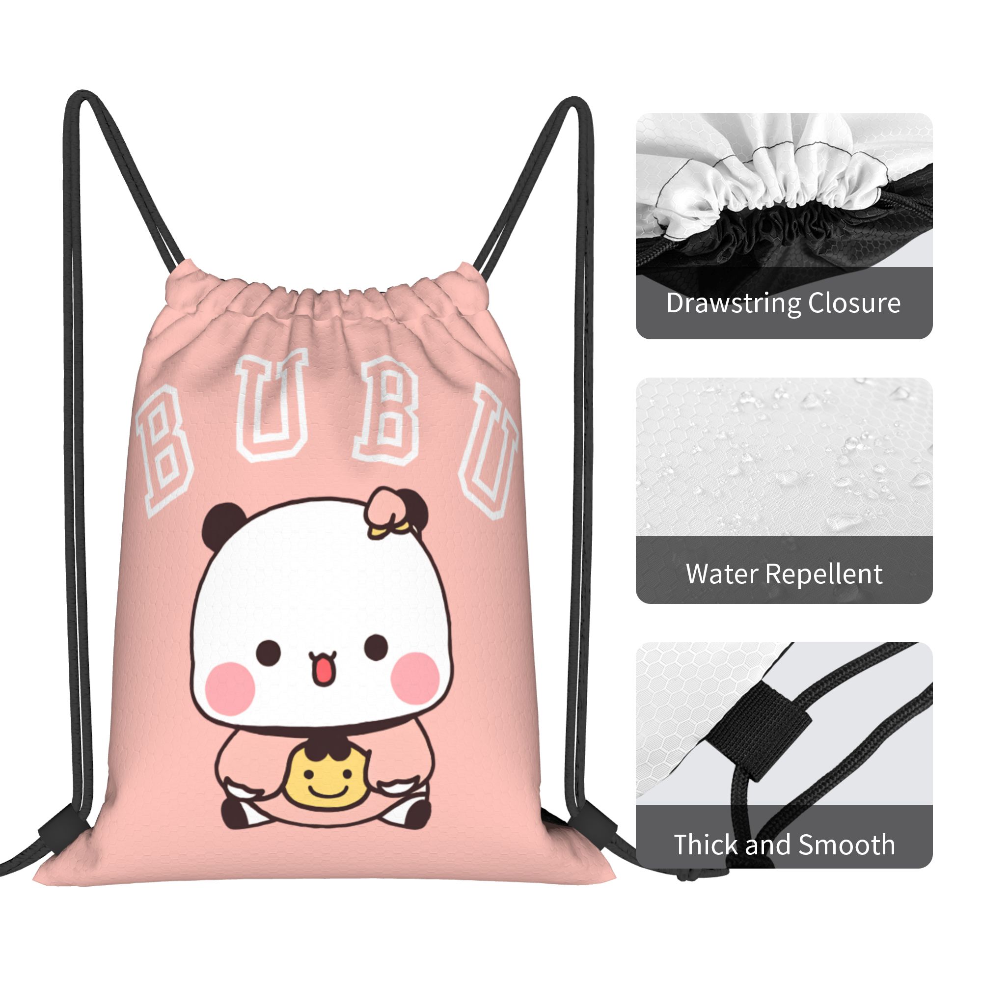 Bubu Dudu Cute Bear Drawstring - Drawstring Gym Bag 评论和价格