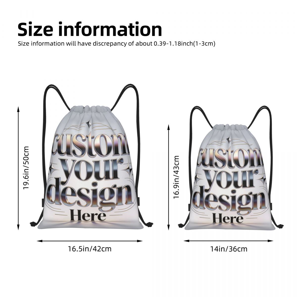 Custom Your Photo Logo Text Dr - Drawstring Gym Bag 评论和价格