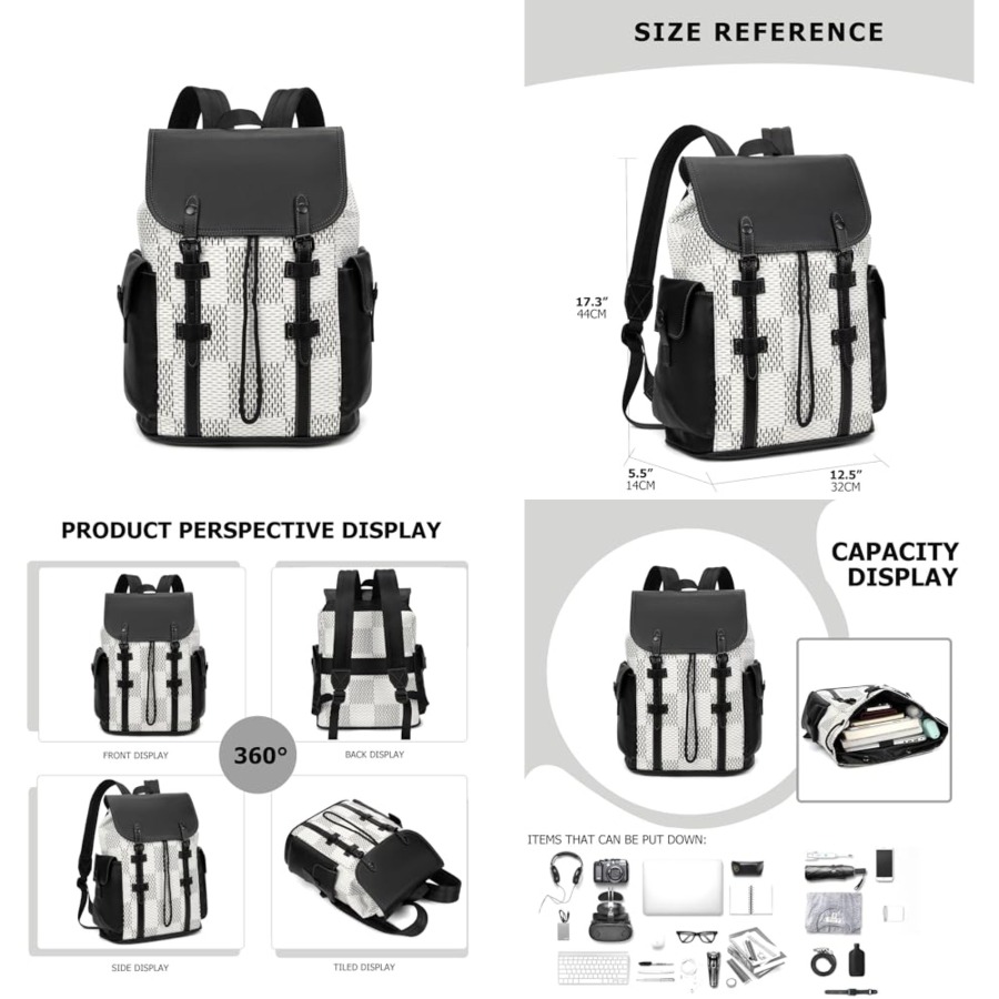 Laptop Backpack for Men Luxury - Travel Backpack Anti Theft 评论和价格
