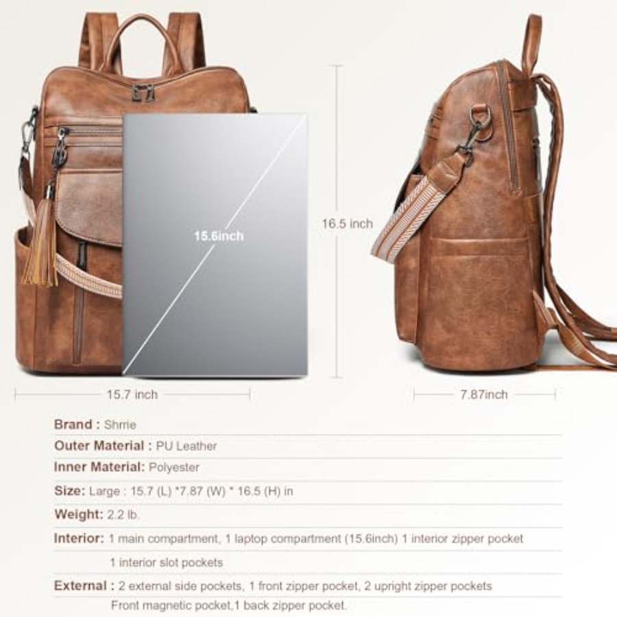Laptop Backpack for Women 15.6 - Laptop Backpack 15.6 评论和价格