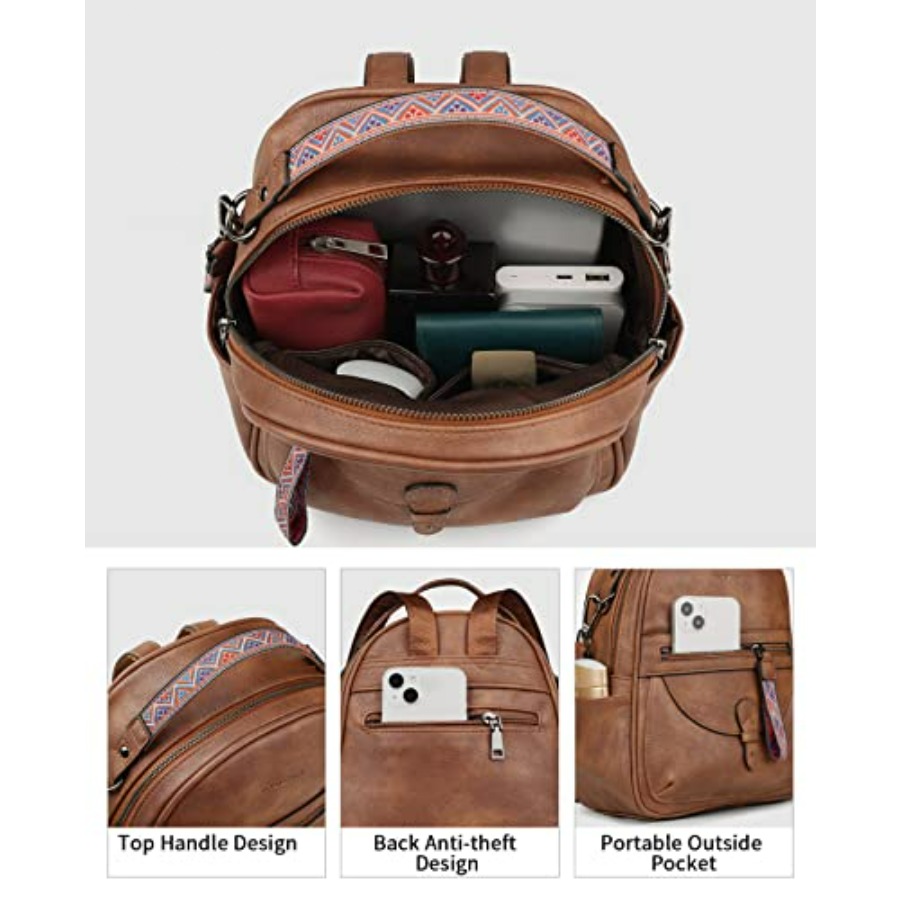 Mini Backpack Purse for Women, - Mini Backpack Purse 评论和价格