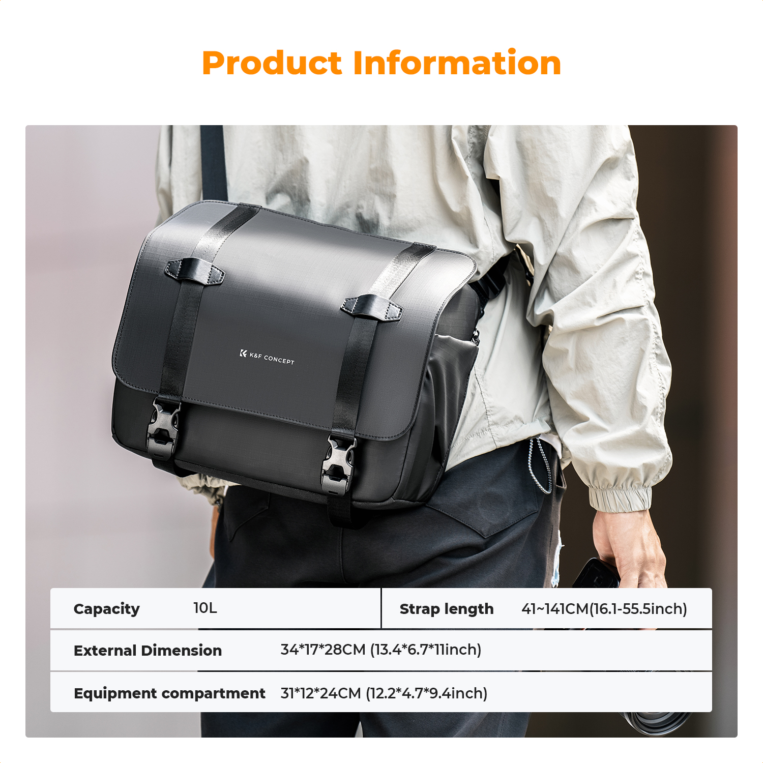 K&F CONCEPT 10L Camera Sling B - Sling Backpack Shoulder 评论和价格