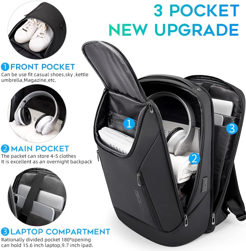 Waterproof Business Backpack w - Laptop Backpack 15.6 评论和价格