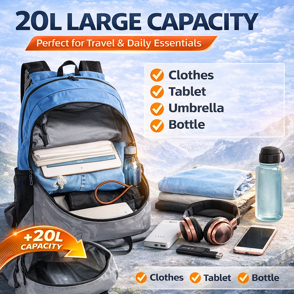 20L Foldable Motorcycle Backpa - Foldable Backpack Small 评论和价格