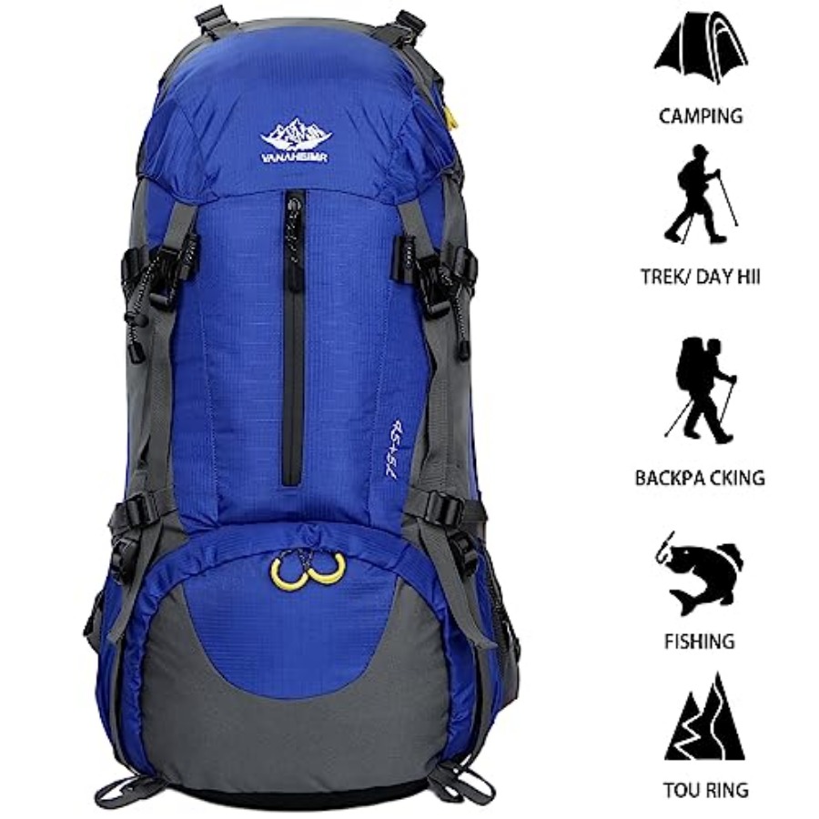 50L Hiking Backpack Men Campin - Rain Cover Backpack 评论和价格