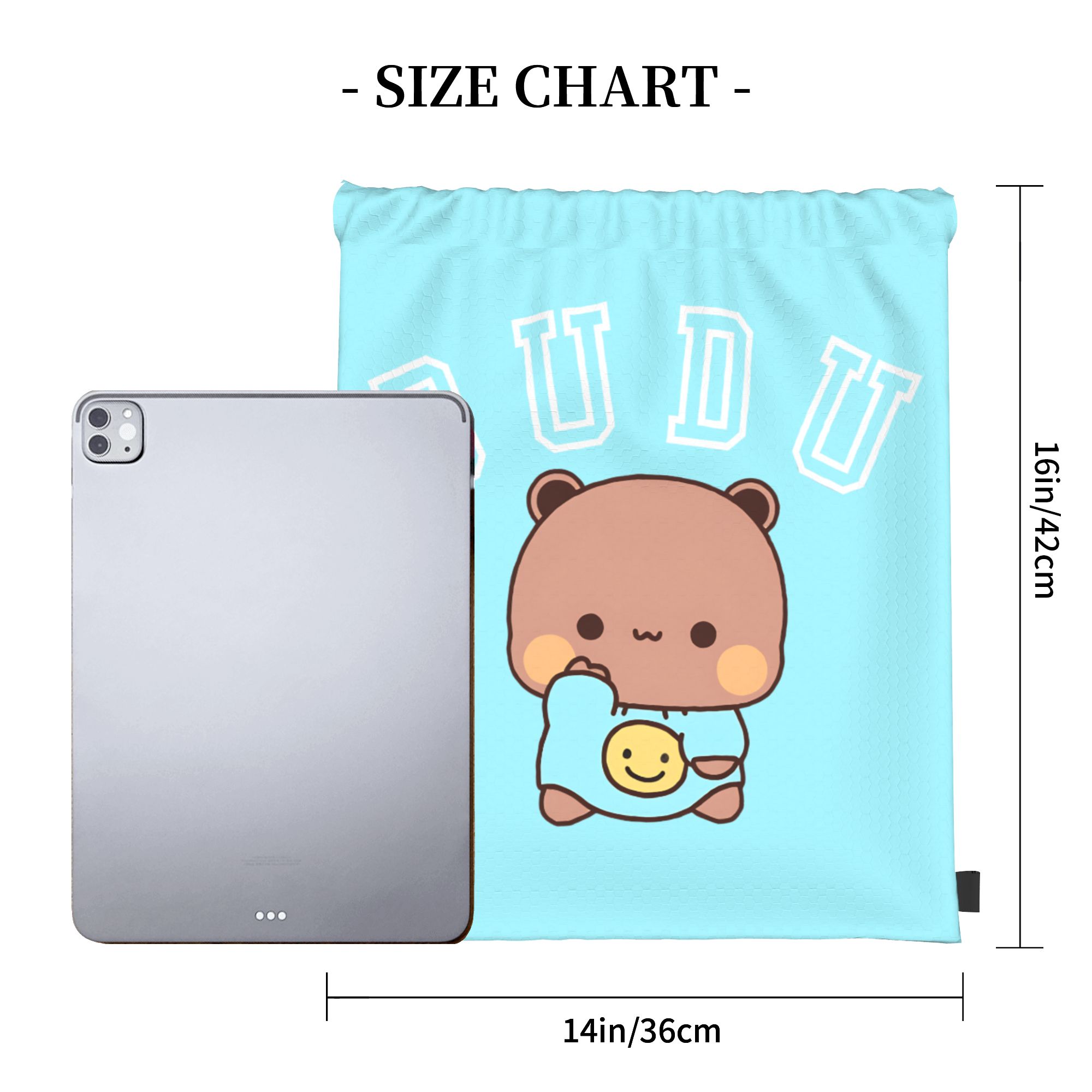 Bubu Dudu Cute Bear Drawstring - Drawstring Gym Bag 评论和价格